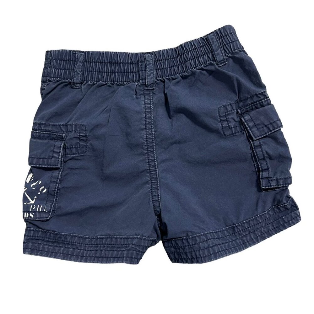 Ralph Lauren 6m Navy Blue Cargo Shorts - Picture 2 of 4
